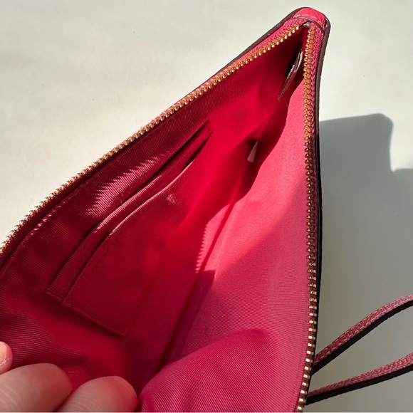 Coach Pink Wristlet Large - Picture 3 of 3
